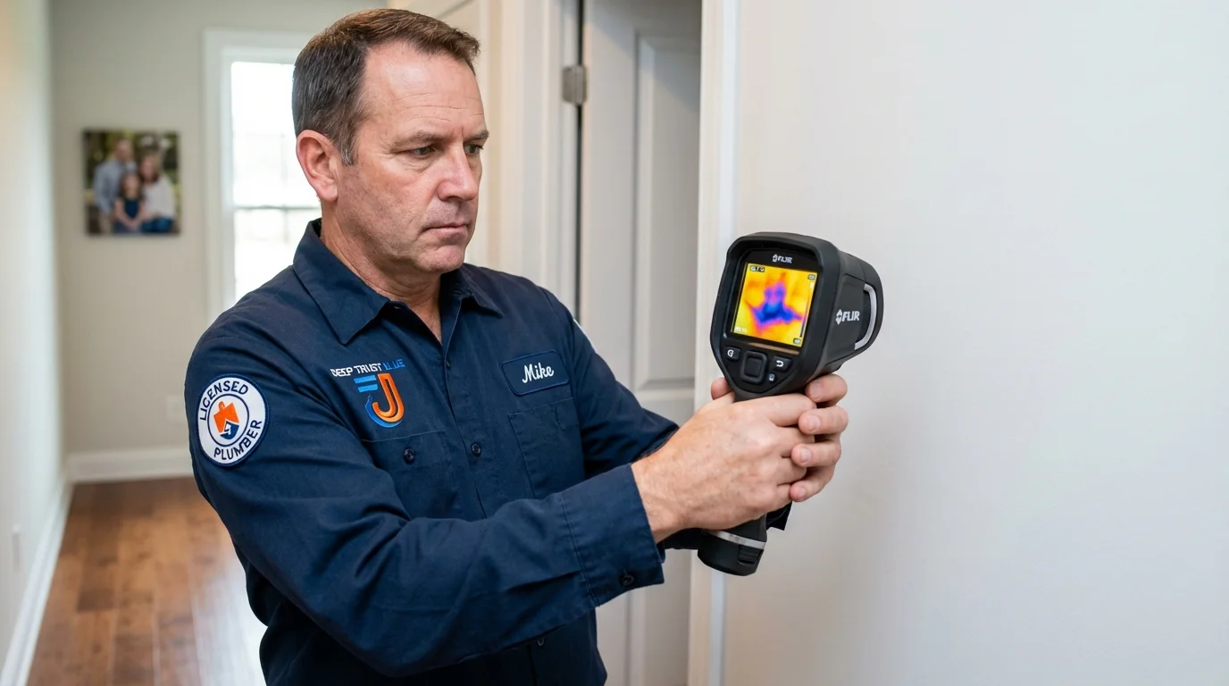 Thermal imaging leak detection by Johns Plumbing LLC in Carlstadt